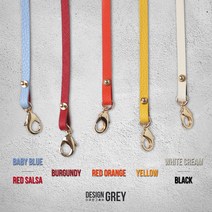 국내제작 5가지 컬러 천연 가죽 마스크 스트랩 줄 목걸이 분실방지 귀아픔방지 56cm