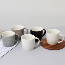 마시 톨 도자기 무지 머그컵 빈티지 카페머그컵 350ml, 초코브라운