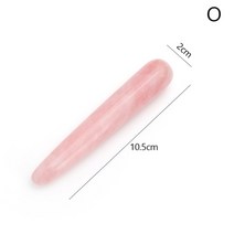 괄사마사지기 얼굴 은 승모근 하트 림프 종아리 마사지 괄사 천연 로즈 쿼츠 스톤 보드 스크레이퍼 보드 플레이트, 분홍색 막대기 모양