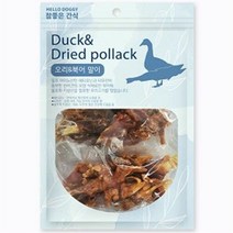 D17 오리 북어말이 120g 애견간식, 1, 본상품선택