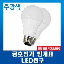 금호전기 번개표 LED전구 10W컨버터내장형, 1개