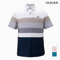 [INDIAN] 스트라이프 베이직 카라 티셔츠_MITASWM3221