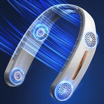 넥밴드 에어컨 날개없는 무풍 선풍기 휴대용 목걸이 usb 넥풍기 나혼자산다, 그린
