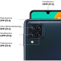 Samsung Galaxy M32 Android 스마트폰 6.4인치 Infinity U 디스플레이 강력한 5 000mAh 배터리 128GB/6GB RAM 검은색 휴대폰 Amazon 독점 독일어 버전-33007