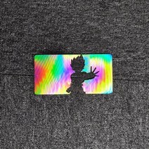 손오공 토 사이어인 애니메이션 반사 장식 앞 유리 범퍼 트렁크 오토바이 헬멧, Laser Reflective+19x9.5cm