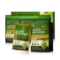 6년근 홍삼 헛개나무열매 50ml x30포 간에 좋은 건강 차 음료 지구자 홍삼 농축액 벌꿀 타우린 헛개나무 차 열매, 홍삼과 헛개나무열매 50ml x30포