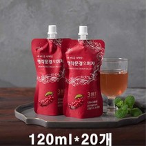 문경오미자 주스 즙 추출물 쉬잔드린 원액 액기스 진액 국내산 발효 건오미자 차 농축액 저온추출 파우치 효능 먹는법, 1세트, 20팩