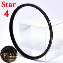 Knightx star 6 라인 필터 canon sony nikon 500d 200d 400d photo d3300 d600 2000d 49 52 55 58 62 67 72, 스타 4x 필터, 67mm