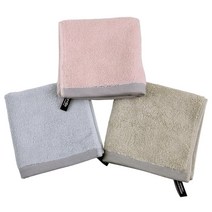 소프트한 모달사 이름자수 어린이집 고리 수건 타올 50G 30X30cm 핸드타월 5장, 섞어서, 1세트