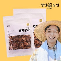 청년농원 국산 볶은 돼지감자 100% 볶음 뚱딴지, 2개, 300g