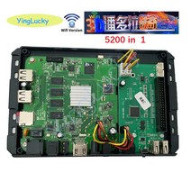 옛날오락기 비디오게임 고전 가정용 게임기 신제품 판도라 사가 ex 박스 3d 와이파이 5200 & 8000 1000, 한개옵션1, 06 saga ex 5200 board