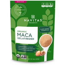 네비타스 올가닉스 Navitas Organics Organic Maca Gelatinized 마카 젤라틴화 454 g, 1개