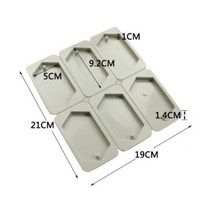 왁스타블렛 고체타블렛 Diy 실리콘 클레이 아로마 테라피 정제 금형 매달려 장식품 왁스, d