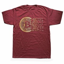기념주화 비트코인선물 모형소품Bitcoin Shirt Cryptocurrency Miner BTC Crypto Design Punk Money Coin, 06 CHESTNUT_04 L