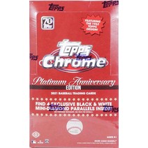 MLB 2021 Topps Chrome Platinum Anniversary Baseball Hobby Lite Box 탑스 크롬 플래티넘 애니버서리 베이스볼 취미 라이트 박스 메이저 리그 야구 카드