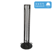 캡슐중독 네스프레소 캡슐 커피 보관함 40구 스탠드 회전형 홀더, 블랙, 1개