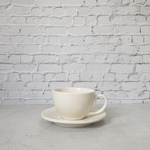 뉴욕 크림화이트 대용량 라떼잔 400ml (16온스), 1개