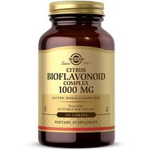 솔가 시트러스 바이오플레보노이드 컴플렉스 1000mg 타블렛 글루텐 프리 비건 무설탕, 100개입, 1개