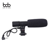 bob 고감도 3.5MM 외장마이크 MIC-01 카메라 고프로 [SN:3337C0#804], [W3337C0], [옵션_색상]▷MIC-01_블랙