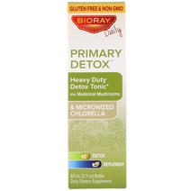 Bioray Primary Detox 헤비 듀티 디톡스 토닉 알코올 무함유 60ml(2fl oz), 1개