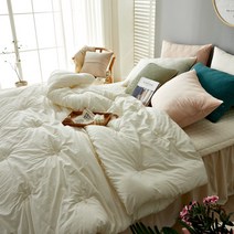 호텔이불 고밀도 80수 순면 라지킹 국산 차렵이불 세트