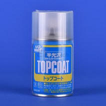 Mr 탑코트 반광 B502 모형 프라모델 건담 피규어 색칠 코팅 표면보호 수성마감제