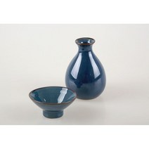 [요리하는남자들] 토우가 도쿠리 200ml 사케병 / 사케잔 (4종 컬러), 차콜 사케 잔