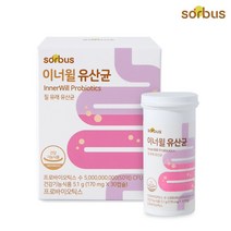 소버스 이너윌 유산균 5.1g, 2개, 30정