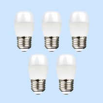에코빔 LED 미니전구 4W E26베이스, 주광색 5개입