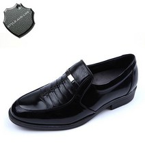 스타일앤라이프 스타일앤라이프 천연소가죽 남성 키높이 세미정장 로퍼 SMM700 흑/밤 5CM (4270845)