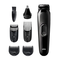 MGK3220 Braun Hair Clippers for Men MGK3220 6-in-1 Beard Trimmer Ear and Nose Trimmer Mens Groom, 1