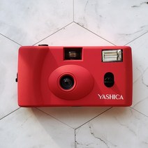 Yashica MF-1 레트로 필름 수동 플래시 카메라, 빨간