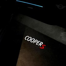 차량용 무드등 LED 자동차 도어 웰컴라이트 프로젝터 미니 존 쿠퍼 작업 JCW F56 F, 4300 천개 흰색 노란색