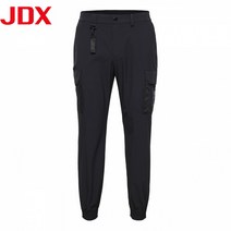 JDX 제이디엑스 봄 신상품 대전! 남성 립조직 카고 조거 팬츠 X2PTTQ1726BK_pt