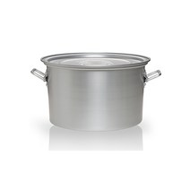 [로얄키친]토스코 위생소도와(스탁팟) 들통 대용량 국 찌개 양은육수통 낮은식깡 업소용 식당용, 25G/L
