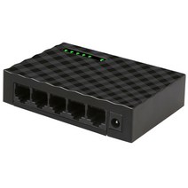 네트워크 스위치 5 포트 네트워크 스위치 4 선 rj45 기가비트 이더넷 스플리터 여행, 검은색