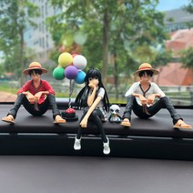 진양오픈마켓 차량용 피규어 장식품 루피와 소녀, 17