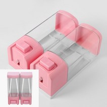 유니드잇코리아 디스펜서 2P 500ML 핑크 샴푸디스펜서 샴푸통 주방세제디스펜서
