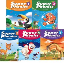 [투판즈] Super Phonics 1 2 3 4 5 SB WB set 구매, Super 5 (SB WB)Set