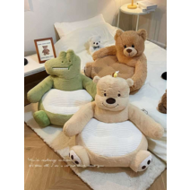 앉은뱅이의자 좌식 바닥 어린이 반려묘 반려견 방석, 오리 디자인