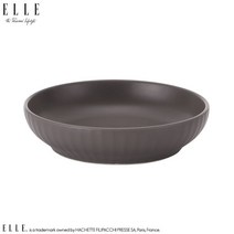 엘르 라플레르 도자기 공기 대접 홈세트 모음, 라플레르미디움원형찬기(씨크그레이), 1개