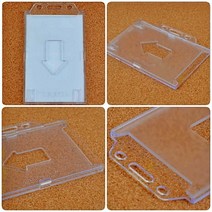 사원증케이스 공무원증 학생증 아크릴명찰 케이스 아크릴이름표 명찰케이스, (가로)