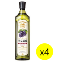 (올따옴) 사조해표 포도씨유 900ml 4입, 1개