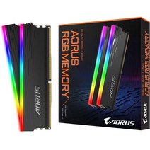 AORUS GP-ARS16G33 (RGB/ 16GB RAM 메모리 키트/ 16GB(2x8GB)/ 333MHz/ AORUS 메모리 부스트 지원/ RGB Fusion 2.0/ 엄선된, 3333MHz Memory- GP-ARS16G33