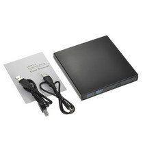 벽걸이CD플레이어 CDP 휴대용 미니 감성 휴대용 Usb 외장 Dvd Cd 플레이어 Rw 디스크 버너 결합 드라이브, 02 Black