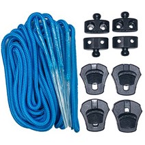 웨이크보드용 바인딩 슈레이스 키트 수리 리페어 끈 웨이크보드 바인딩 부츠 바인딩, 비비드블루