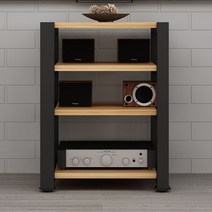 오디오 장식장 파워 앰프 캐비닛 랙 장비 비디오 TV 스피커 진열대 보관, D