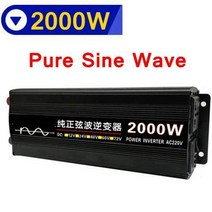 다운트랜스 슈퍼캐패시터 차량용 인버터전원 인버터 4000W DC 12V ~ AC 110V 220V 전압 50/60HZ 변환기 태, 02 OLF-2000W_01 12V_02 220V