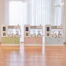 피에스타 우드 주방놀이 마카롱 4종, 스위트핑크