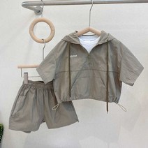 유블리 아동 반팔 아노락 투피스 세트 아노쿨